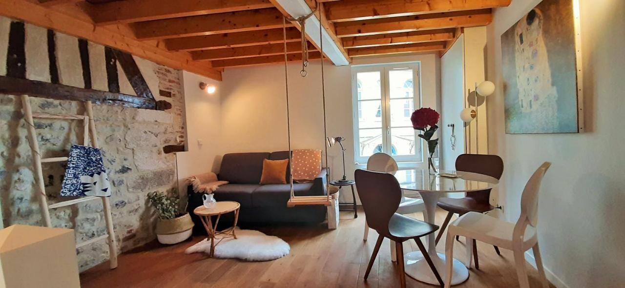 -La Maison Balancoire - Parking Prive - Coeur Historique -La Clef De Honfleur Luaran gambar